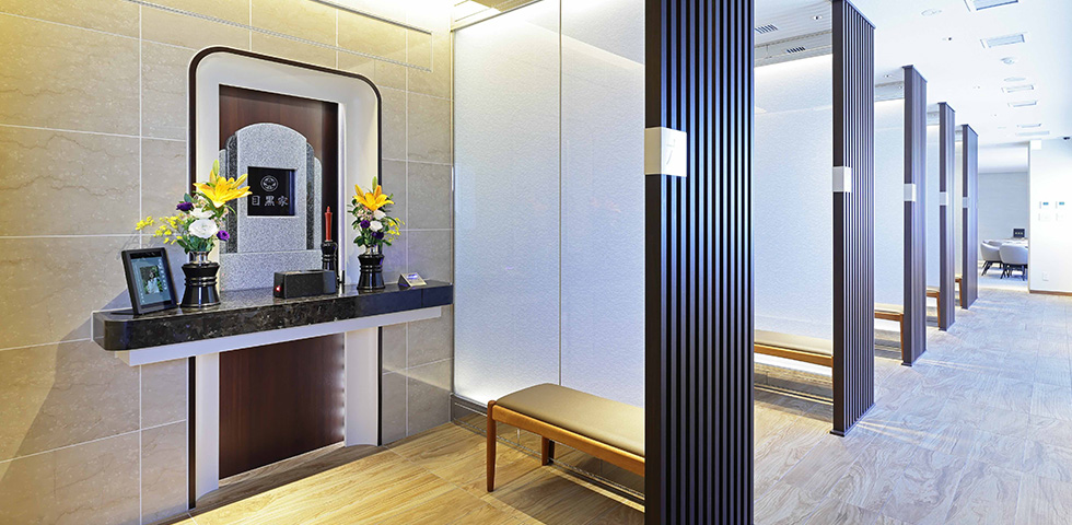 バリアフリー完備の参拝室